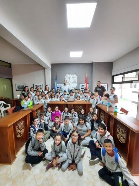 Visita de los alumnos de 3° grado - Escuela N° 33